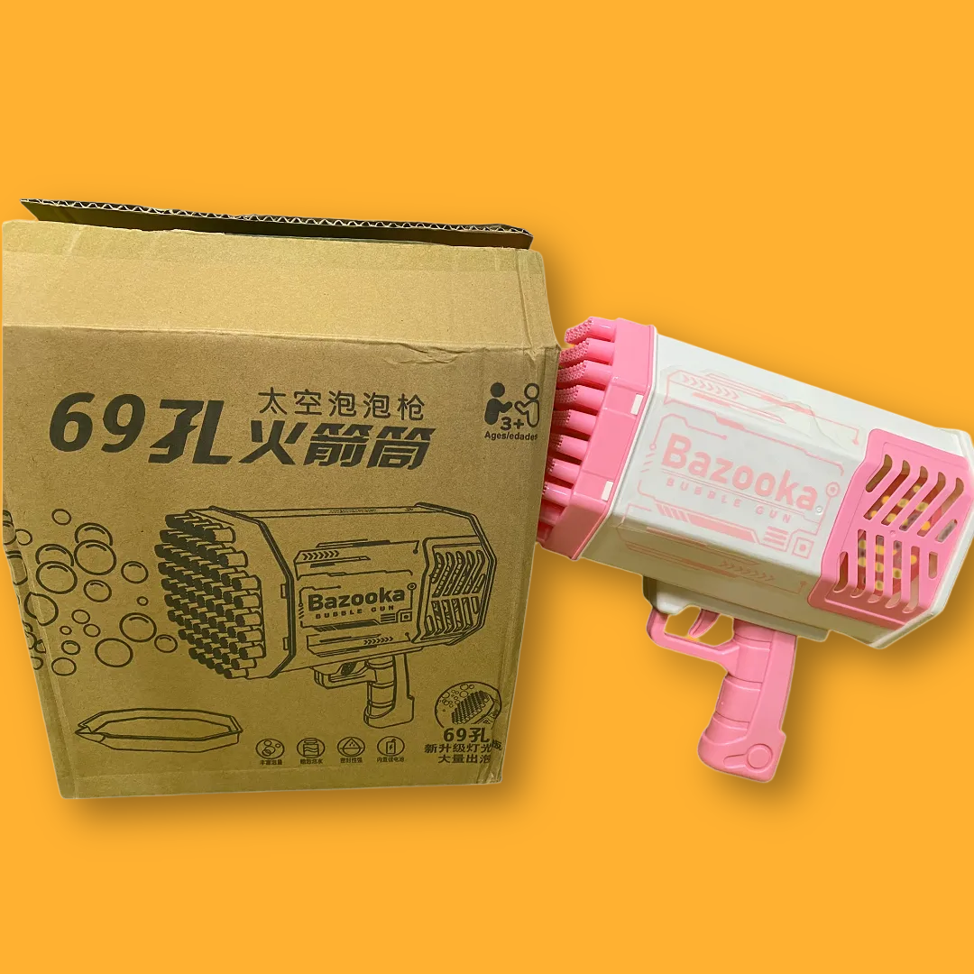 69-Hole Electric Bubble Gun for Kids | Automatic Bubble Blaster Toy-NEW