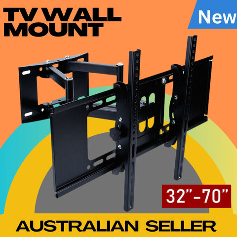 AUS TV Wall Mount LCD LED Swivel Bracket 32 40 42 46 50 52 55 60 62 63 64 65 70
