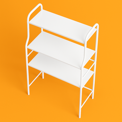 3-Tiers Over Toilet Shelf Bathroom Rack Laundry Washing Machine Storage Shelves-NEW