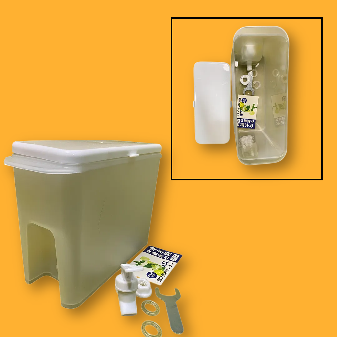 3.5L Refrigerator Cold Kettle – Jug with Tap for Water, Juice & Lemonade-new
