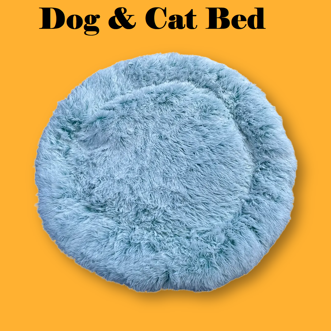 Dog Calming Pet Bed Large 90cm– Anti-Anxiety Plush Bed New