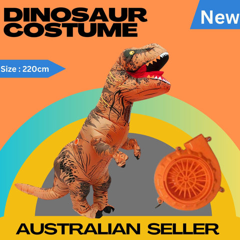 Costume T-Rex Blow Inflatable Dinosaur Costume Adult Jurassic World Park Trex
