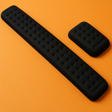 Ergonomic Keyboard & Mouse Wrist Rest Set – Gel Wrist Support