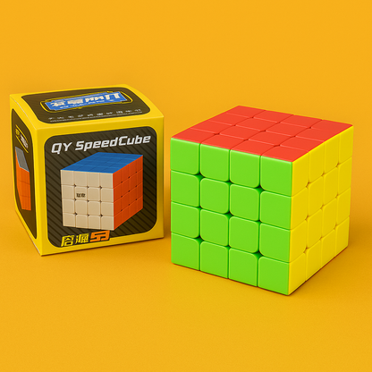 4x4 Magic Cube Puzzle – Smooth Speed Stickerless Toy-NEW