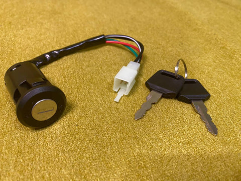 4 Wire Ignition Key Barrel Switch 50cc 110cc 125cc 250cc PIT Quad Dirt Bike ATV
