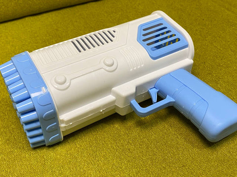 36 Holes Bubble Gun Toy Automatic Bazooka Soap Water Bubble Machine Gift AU