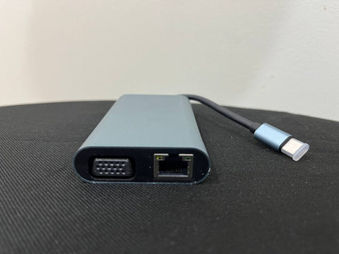 Laptop Docking Station USB-C HUB Type-C PD USB 3.0 Adapter 4K HDMI VGA SD/TF