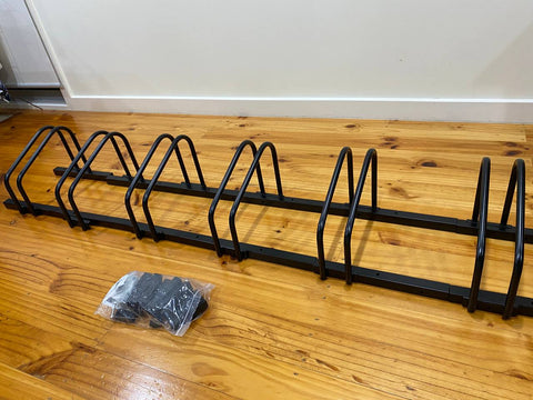 6 Bike Stand Storage Rack Bicycle Parking Cycling Floor Holder Portable