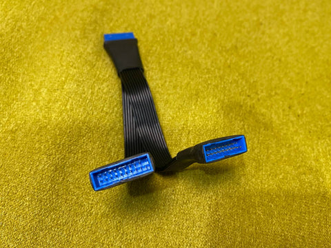 USB 3.0 19 pin/20Pin Extension Cable 1 to 2 Adapter Motherboard Splitter Cable