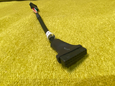 20 Pin Female Header to 9 Pin Male Header USB 3.0 to USB 2.0 Motherboard Adapter