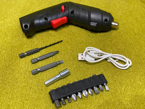 Electric Cordless Rechargeable Screwdriver Mini Power Screw Driver Tool Bits New