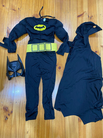 Kids Boys Batman Costume Halloween Party Book Week Parade Fancy Dress Outfits AU