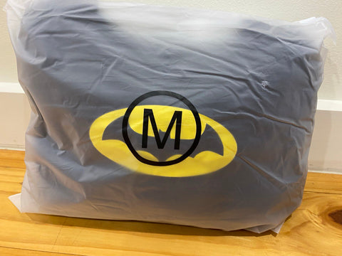 Kids Muscle Batman Superhero Cosplay Costume With Mask Party Carnival Props