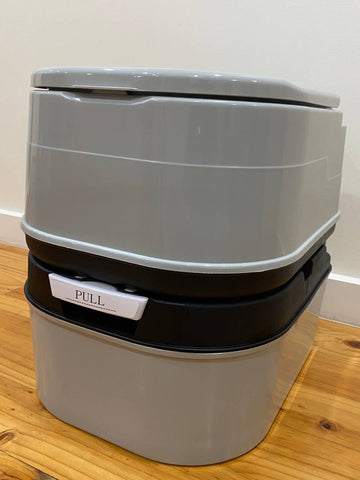 Portable Toilet 24L Camping Potties Outdoor Toilet Hiking Caravan Travel Porta