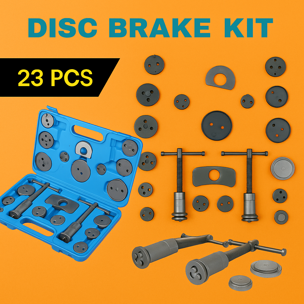23pcs Disc Brake Wind Back Tool Kit to Rewind Car Automotive Caliper Piston-NEW