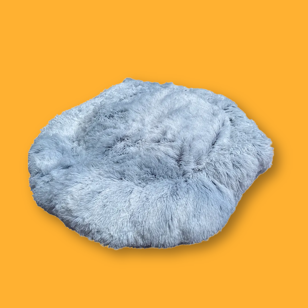 Pet Calming Plush Bed for Cats & Dogs | Snuggle Donut Bed 110×27 CM-NEW