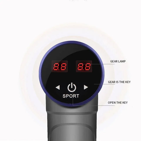 8 Heads Massage Gun Percussion Vibration Muscle Relaxing Therapy Deep Tissue