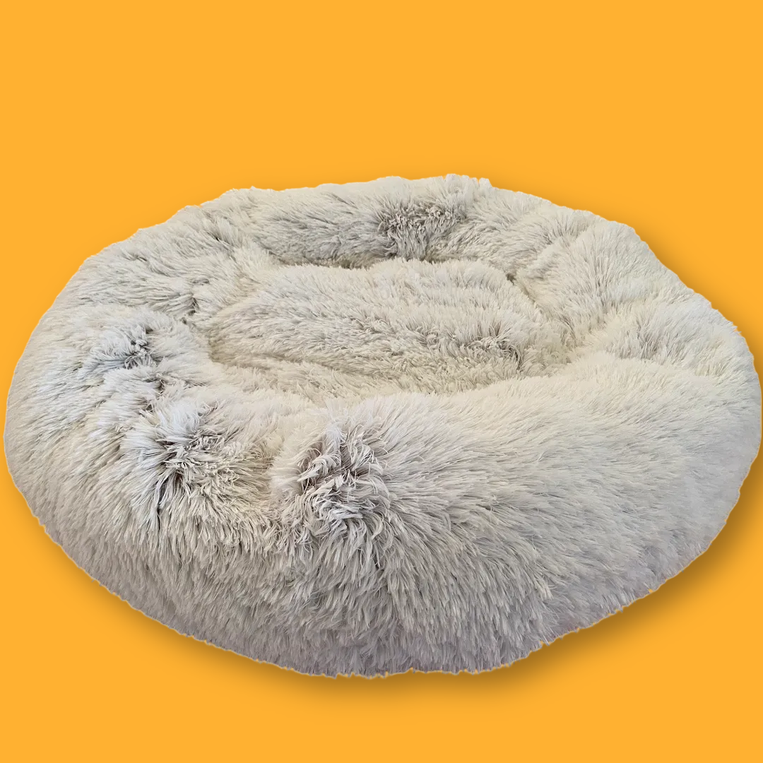 Pet Calming Plush Bed for Cats & Dogs | Snuggle Donut Bed 110×27 CM-NEW