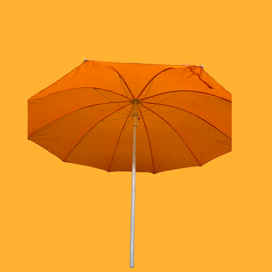 180cm Beach Umbrella Sun Shade – 150cm Wide Outdoor XL Size -NEW