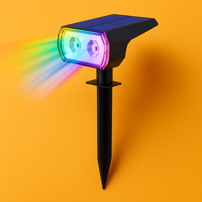 Solar Color Changing Lights Outdoor Waterproof RGB Spot Lamps-NEW