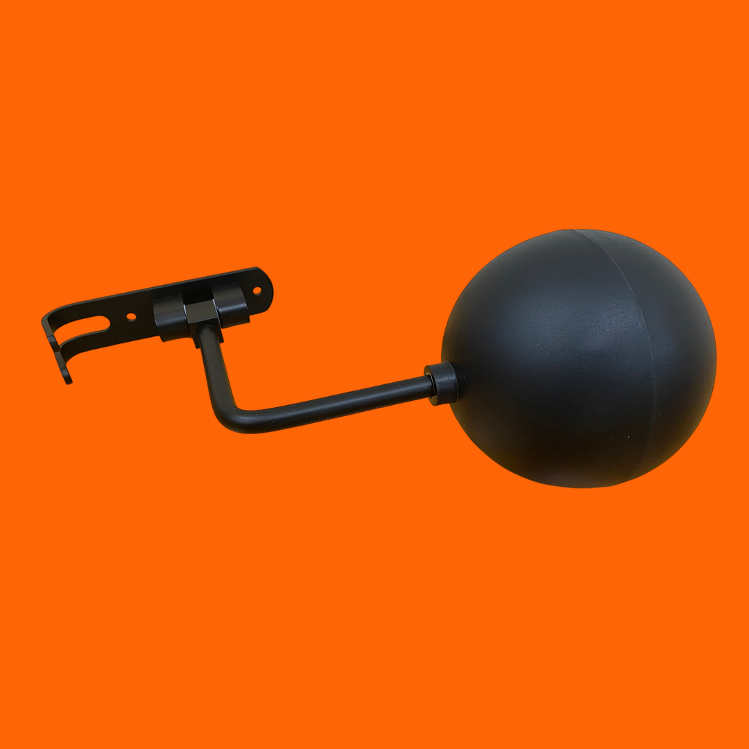 Motorcycle Helmet Holder Stand Hanger Rack with 2 Hooks – Wall Mounted Rotatable Helmet & Jacket Organizer-NEW