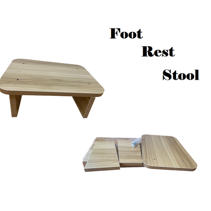 Wooden Non-Slip Desk Foot Rest Stool-NEW
