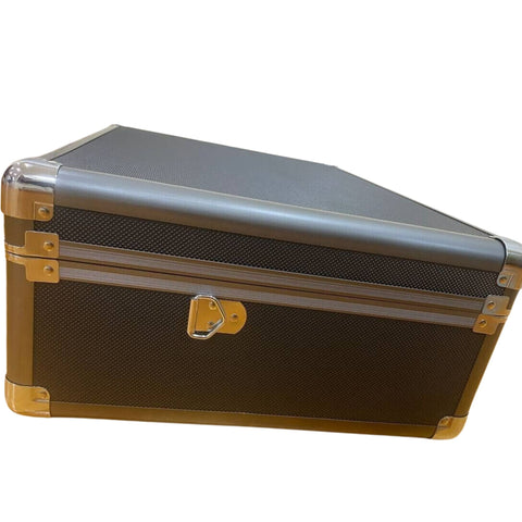 Camera Aluminium Hard Case with Foam Insert Carry Strap Lockable Large Size MEL