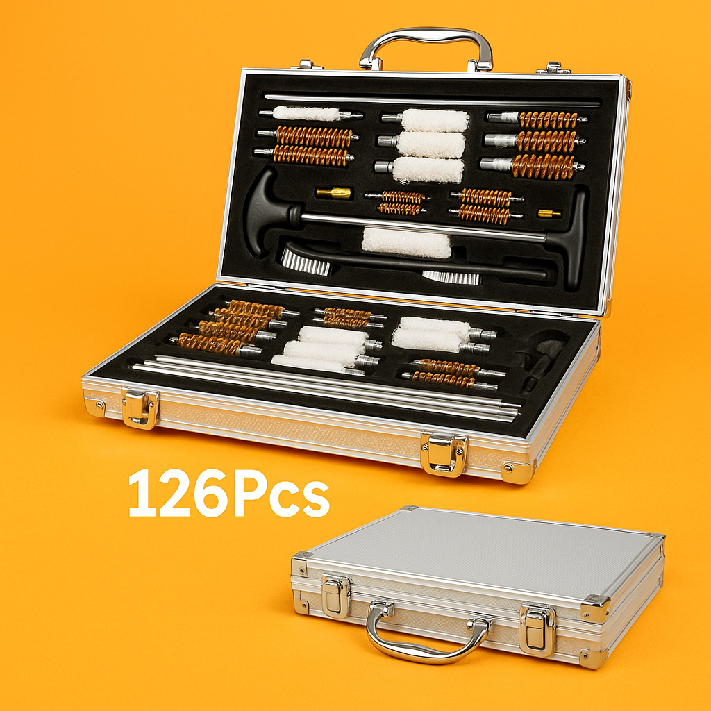126Pcs Universal Gun Cleaning Kit-NEW