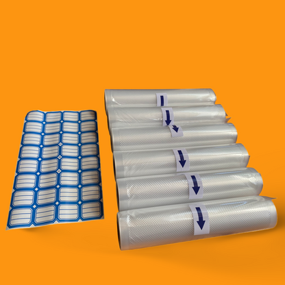 Vacuum Sealer Rolls – Pack of 6 (20 cm, BPA-Free Food Storage)-NEW