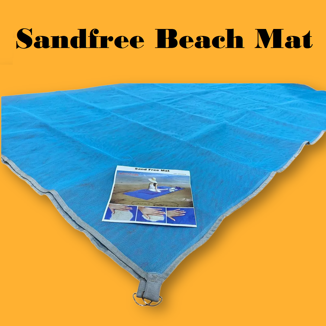 Sand Free Beach Mat – 200×200cm Sand Proof Outdoor Picnic Blanket-NEW