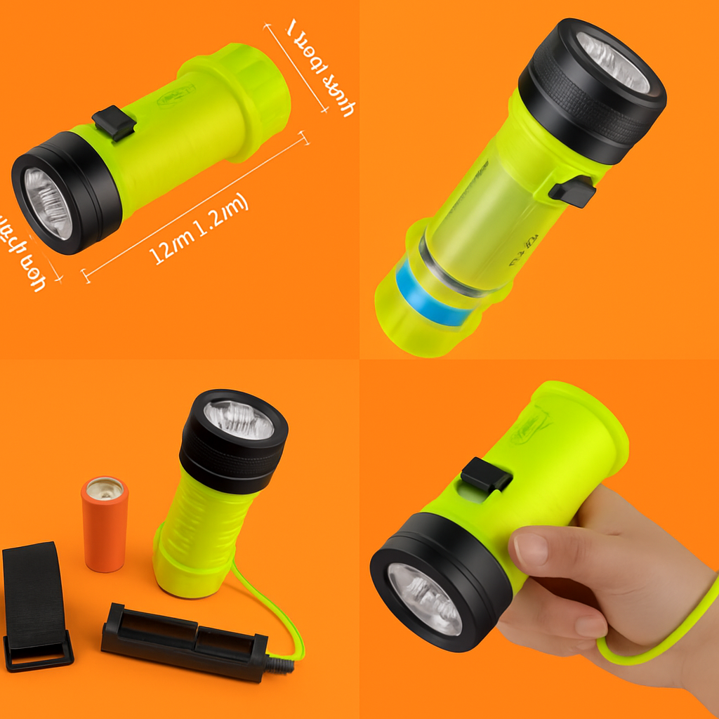 Rechargeable LED Flashlight-NEW