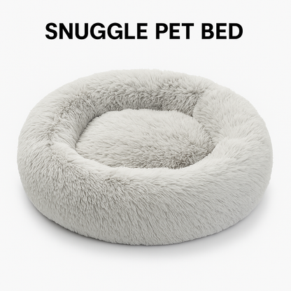 Pet Calming Plush Bed for Cats & Dogs | Snuggle Donut Bed 110×27 CM-NEW