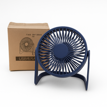 USB Small Cooling Fan – Quiet, Powerful Desk Fan with Adjustable Tilt-NEW