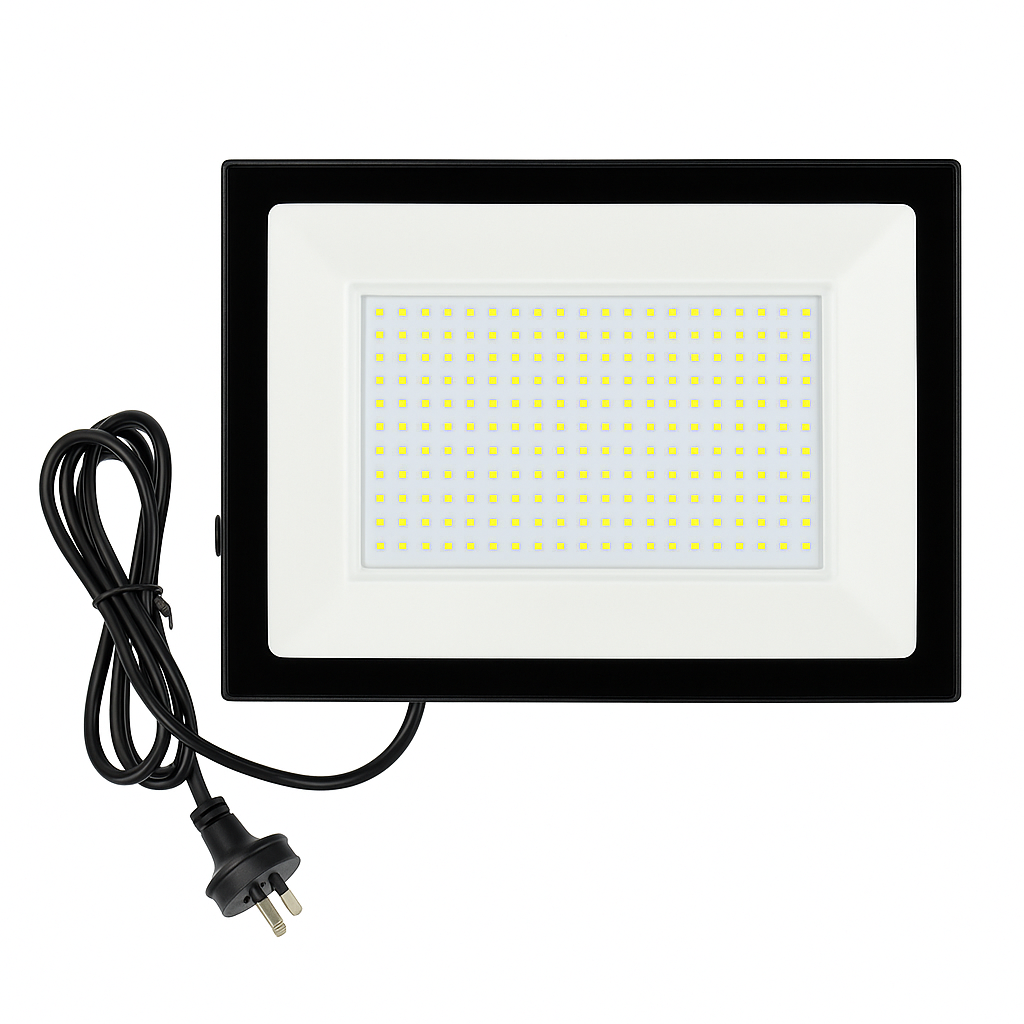 LED Flood Light 300W IP66 Outdoor Spotlight 240V Cool White AU Plug-NEW