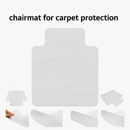 Office Chair Floor Mat Protector- Gripper (Carpet) & Flat (Hard Floor)-NEW
