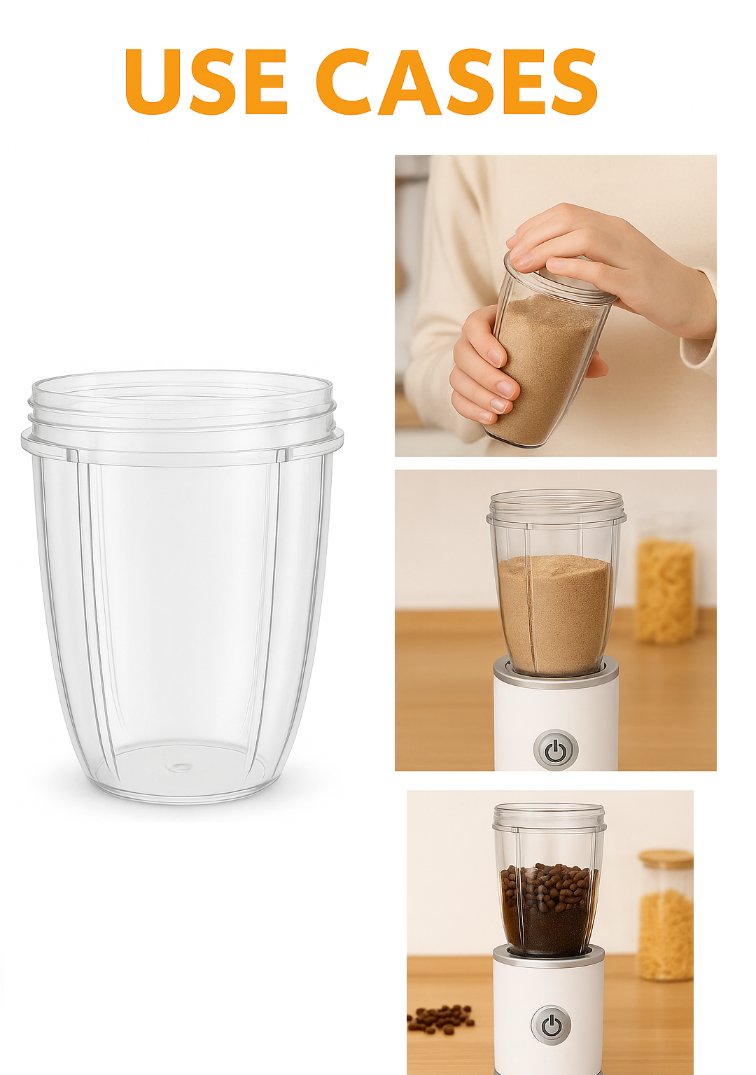 32oz Colossal Cup Replacement for NutriBullet 600W/900W-NEW