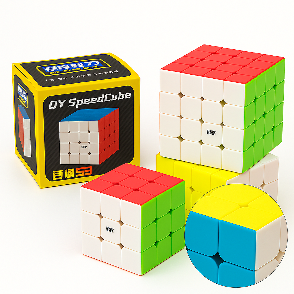 4x4 Magic Cube Puzzle – Smooth Speed Stickerless Toy-NEW