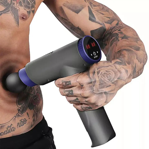 8 Heads Massage Gun Percussion Vibration Muscle Relaxing Therapy Deep Tissue