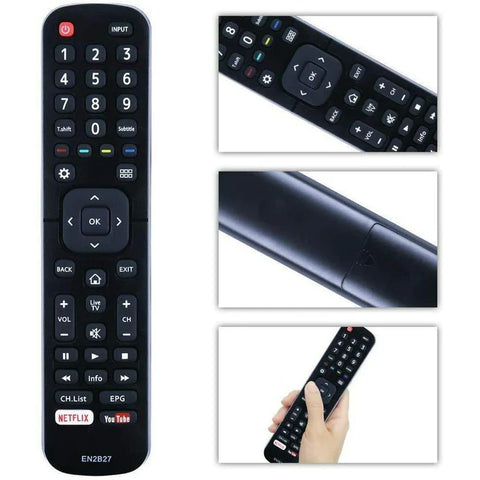 For HISENSE TV Remote EN2B27 Control EN-2B27 RC3394402/01 3139 238 NETFLIX New