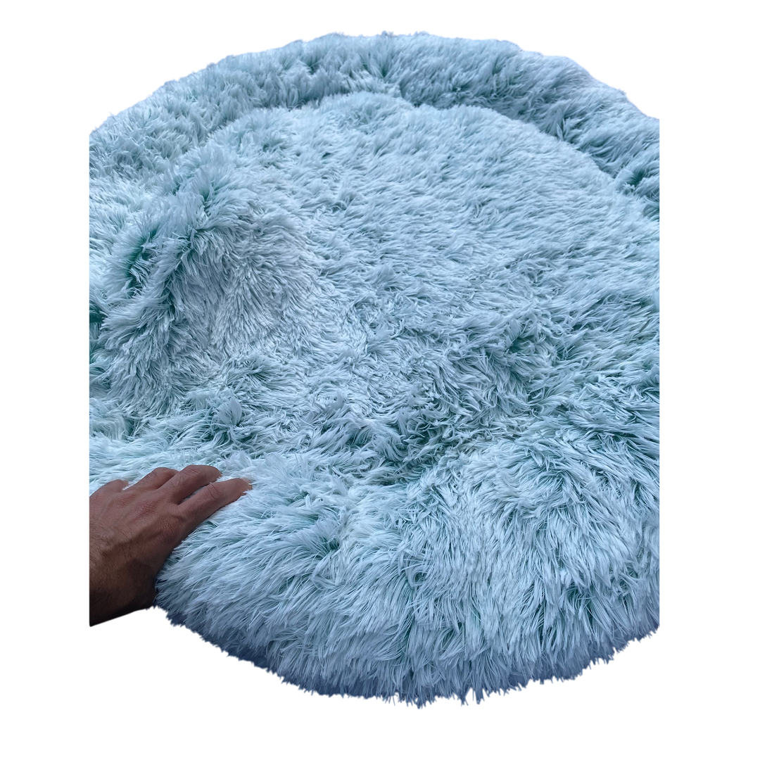 Dog Calming Pet Bed Large 90cm– Anti-Anxiety Plush Bed New