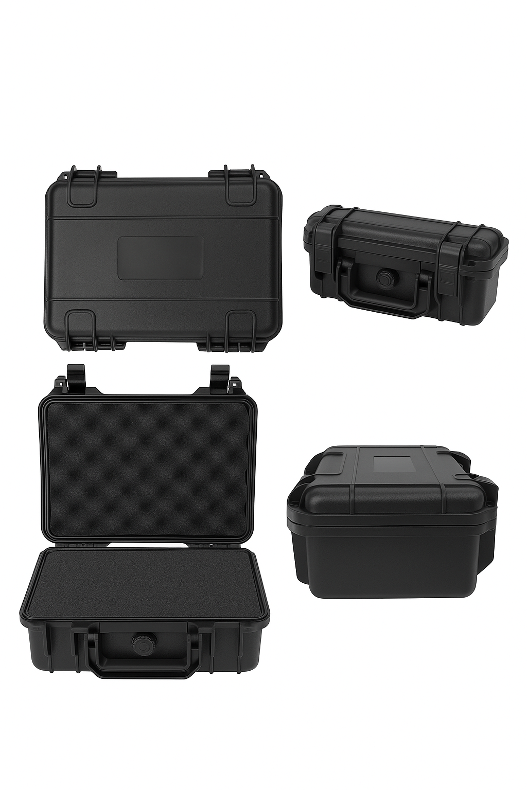 Waterproof Hard Carry Tool Case – Portable Camera Storage Box with Foam-NEW