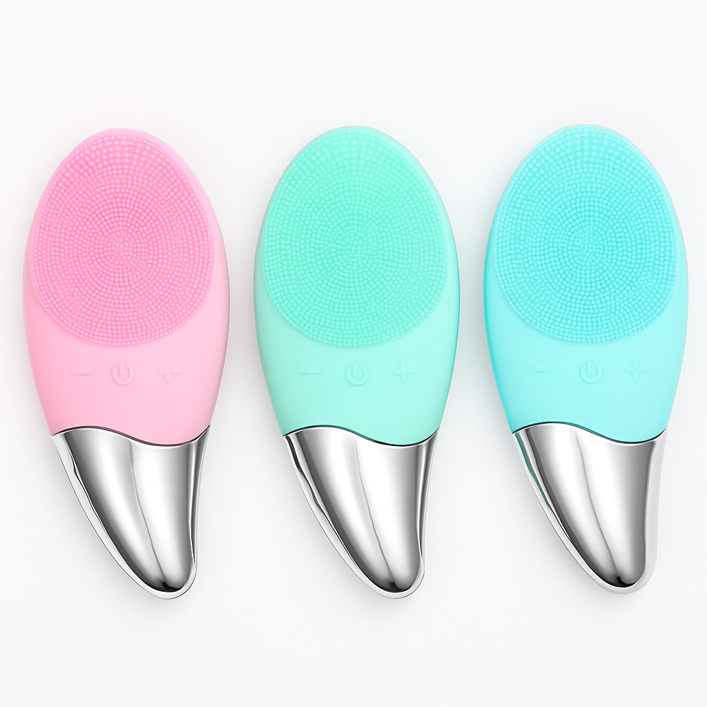 Silicone Facial Cleansing Brush – Electric Face Cleaning Brush (USB Rechargeable)-New