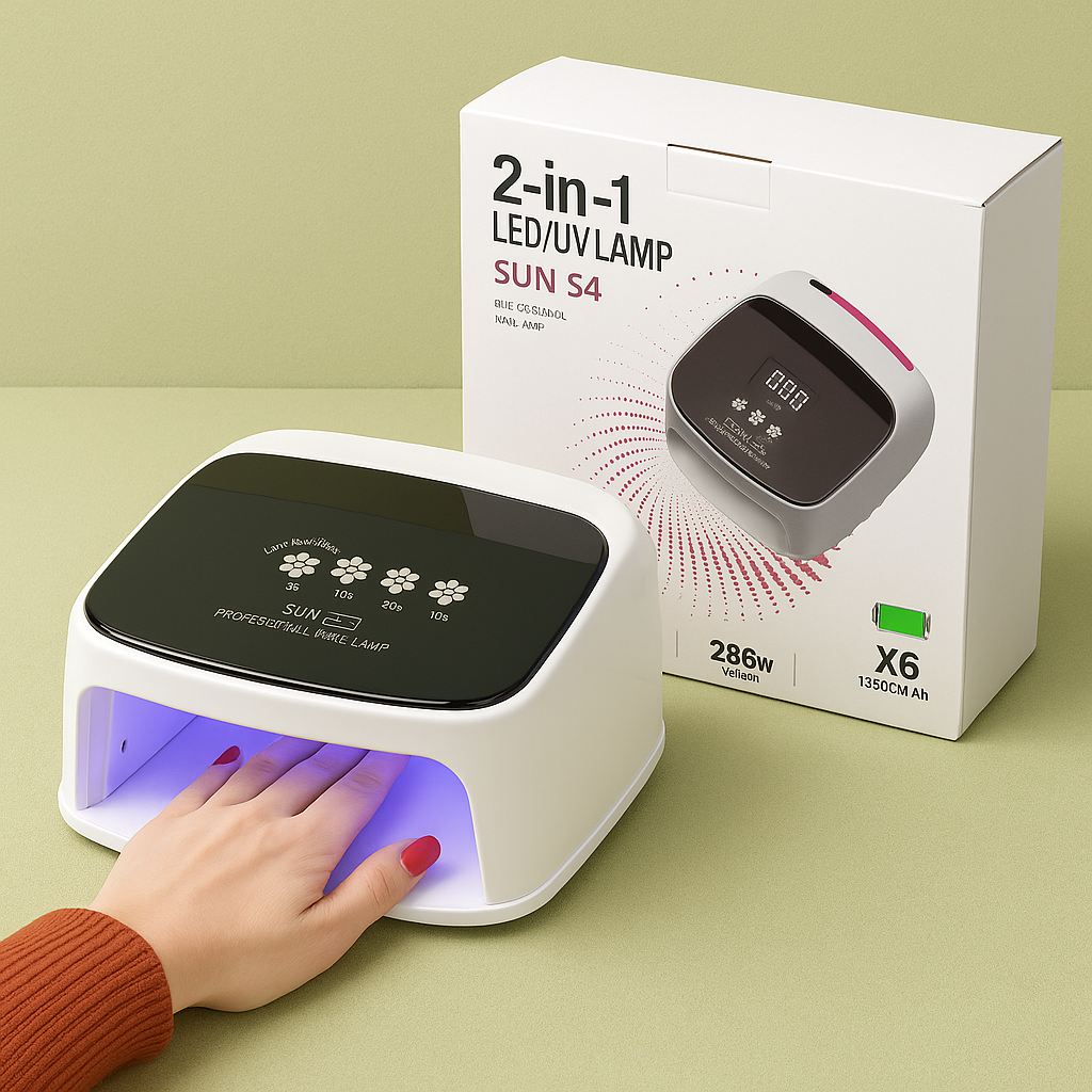 2 in 1 288W Rechargeable LED/UV Nail Lamp –NEW