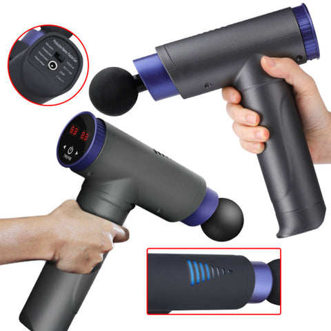 8 Heads Massage Gun Percussion Vibration Muscle Relaxing Therapy Deep Tissue