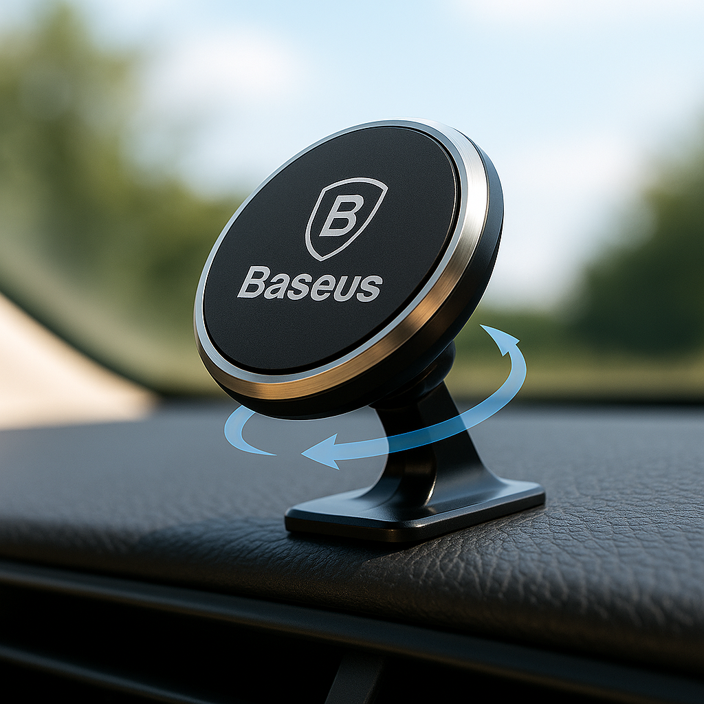 Baseus Magnetic Car Mount Holder 360° Rotation–New