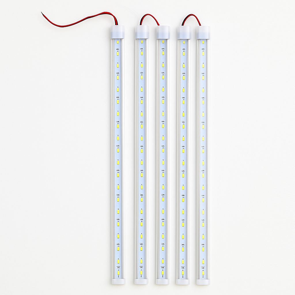 4x 50CM 12V 8520 LED Strip Light Bar Dimmable Caravan 4WD Camping Boat Fishing-NEW