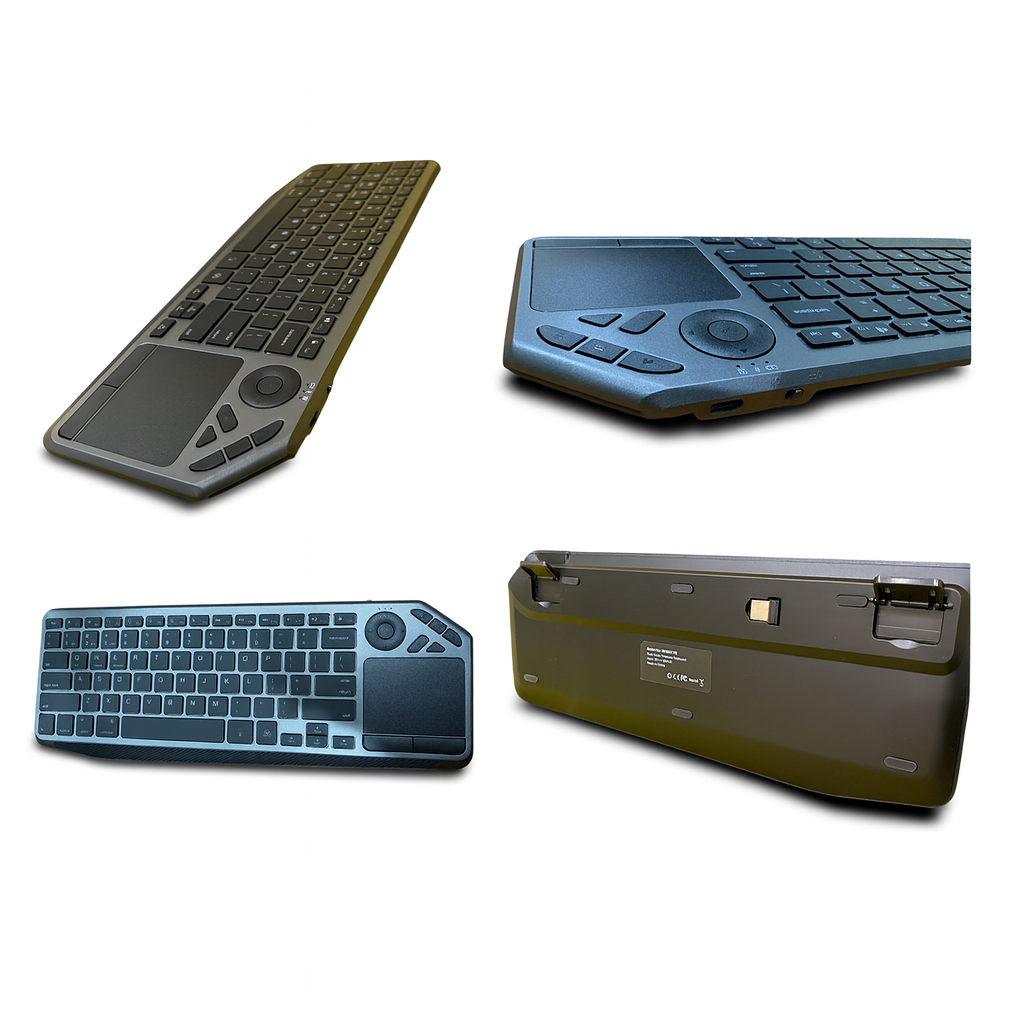 2.4G Wireless Backlit Touchpad Keyboard for Smart TV, Tablets & PC-NEW
