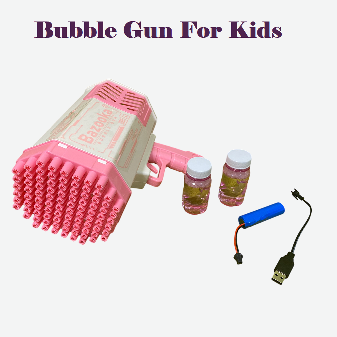 69-Hole Electric Bubble Gun for Kids | Automatic Bubble Blaster Toy-NEW