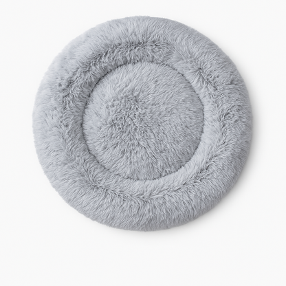 Pet Calming Donut Bed – Soft Plush Nest for Dogs & Cats (70cm)-New