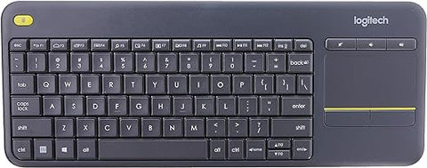 Logitech Wireless Touch K400 Plus Keyboard - Black